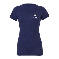 Triblend T-Shirt - Navy - Women