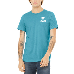 Triblend T-Shirt - Aqua - Men