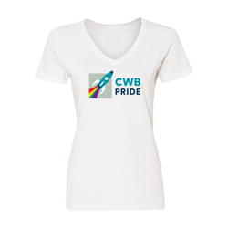Womens V-neck Pride T-shirt