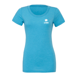 Triblend T-Shirt - Aqua - Women